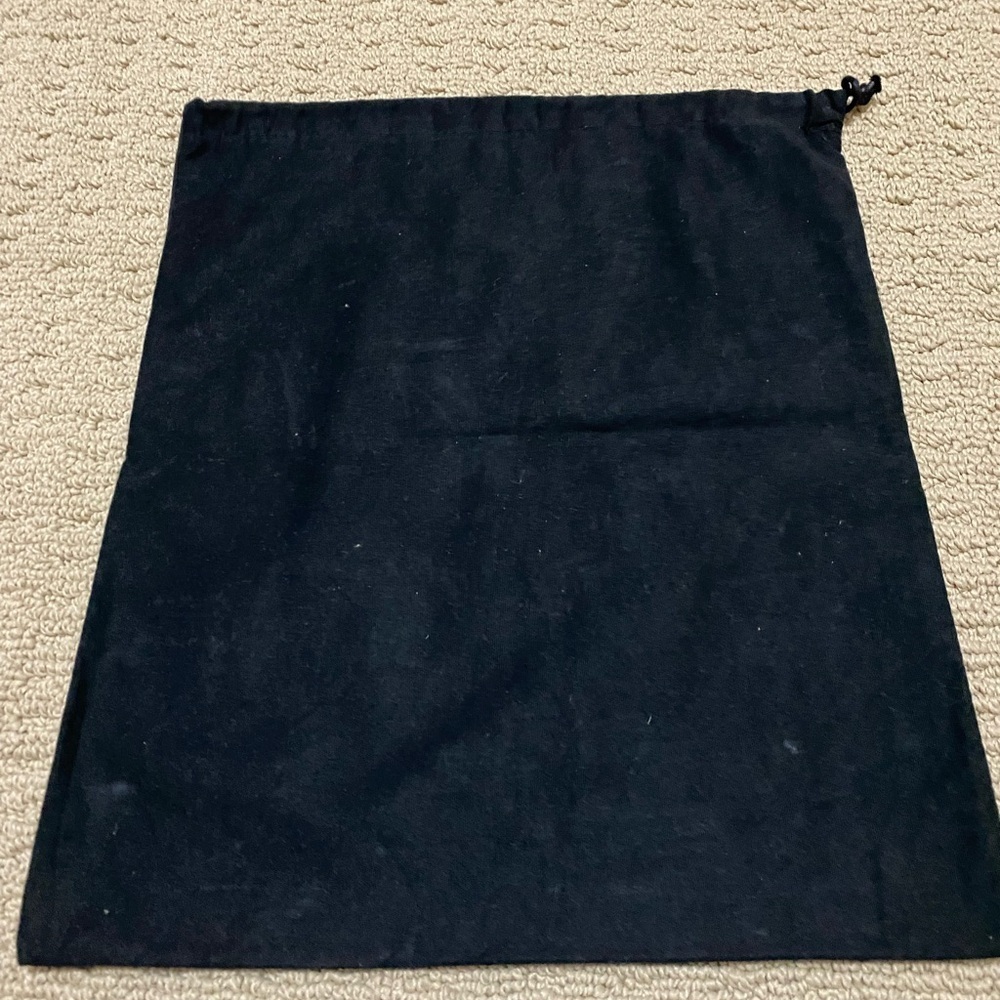 Rag & Bone Black Dust Bag 15x13 with Draw String Closure. - Picture 2 of 5